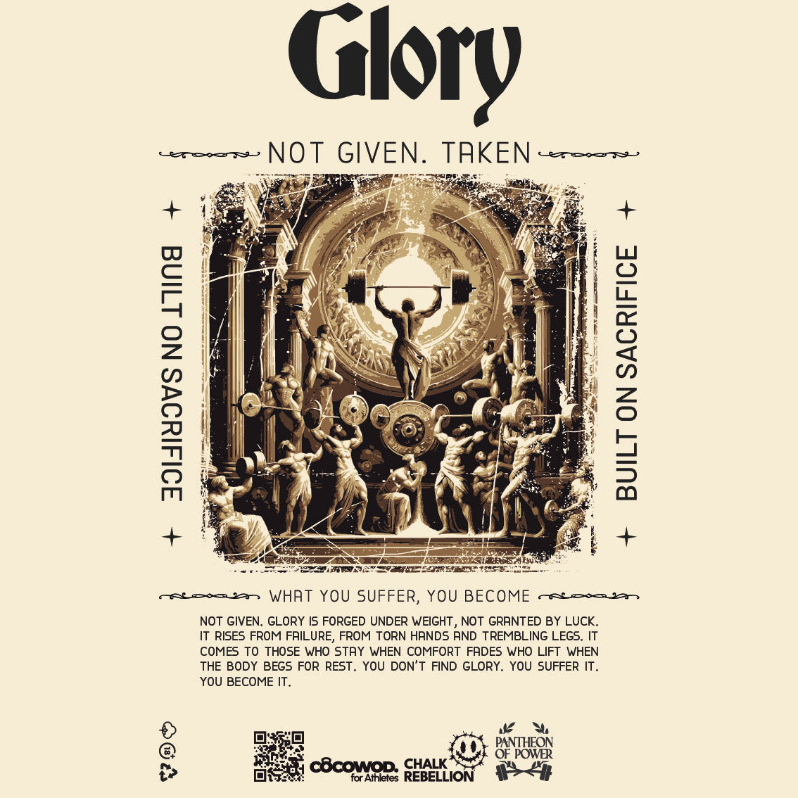 Cocowod ropa crosstraining Camiseta Hombre modelo Glory | T-Shirt