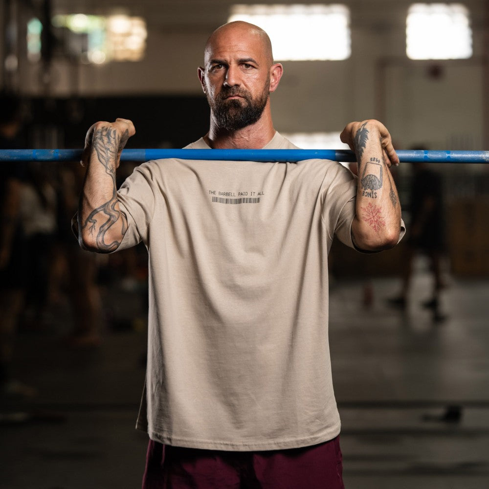 Cocowod ropa crosstraining Camiseta Unisex modelo Ticket | Oversized