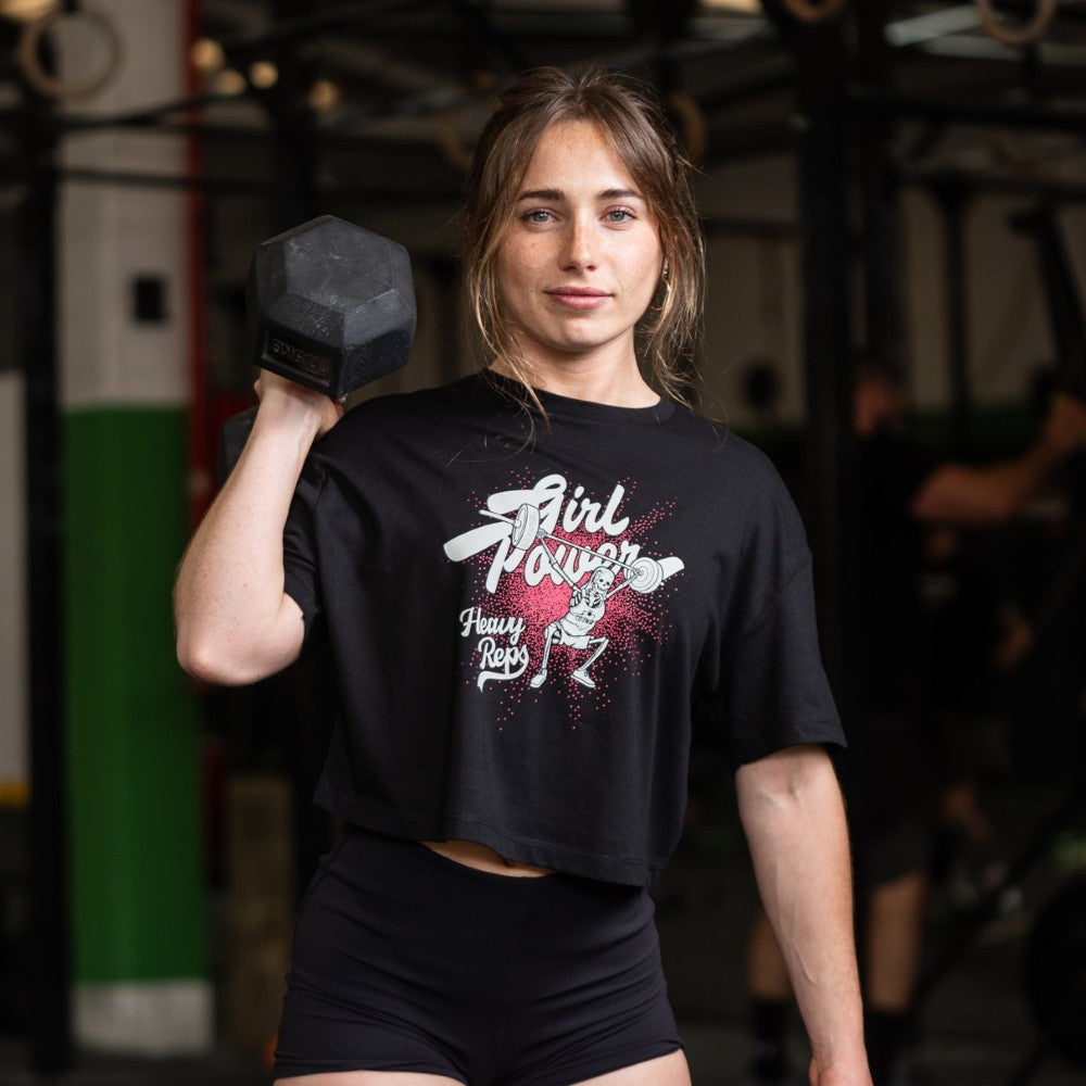 Cocowod ropa crosstraining Crops & Camisetas Cropped modelo Girl Power | Cropped