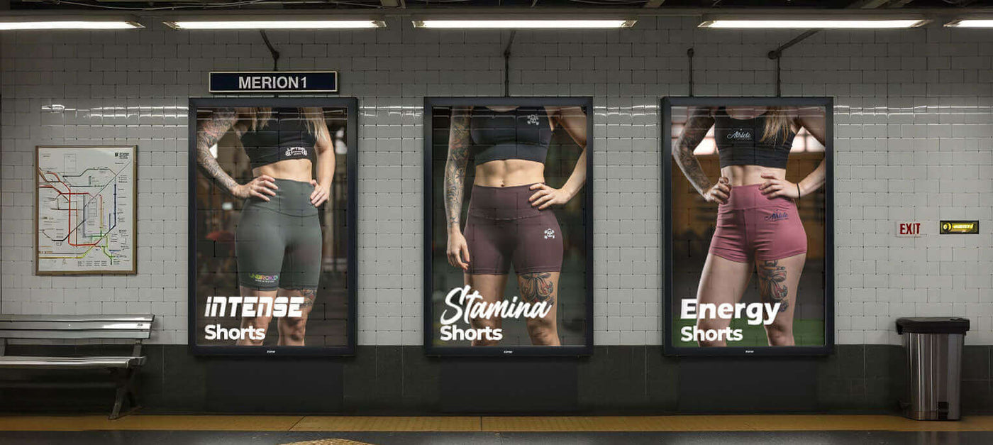 Shorts de crosstraining para mujer: comodidad sin marcas de sudor. Fabricados con tejido de nylon y spandex.