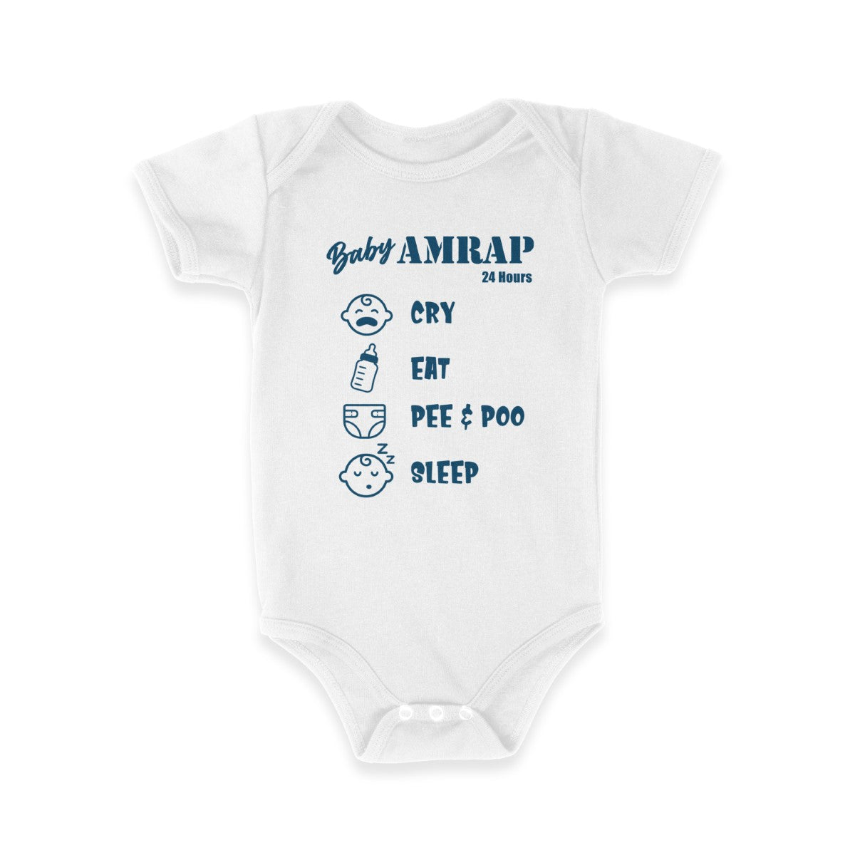 Cocowod ropa crosstraining Body Bebé modelo AMRAP 24 Hours