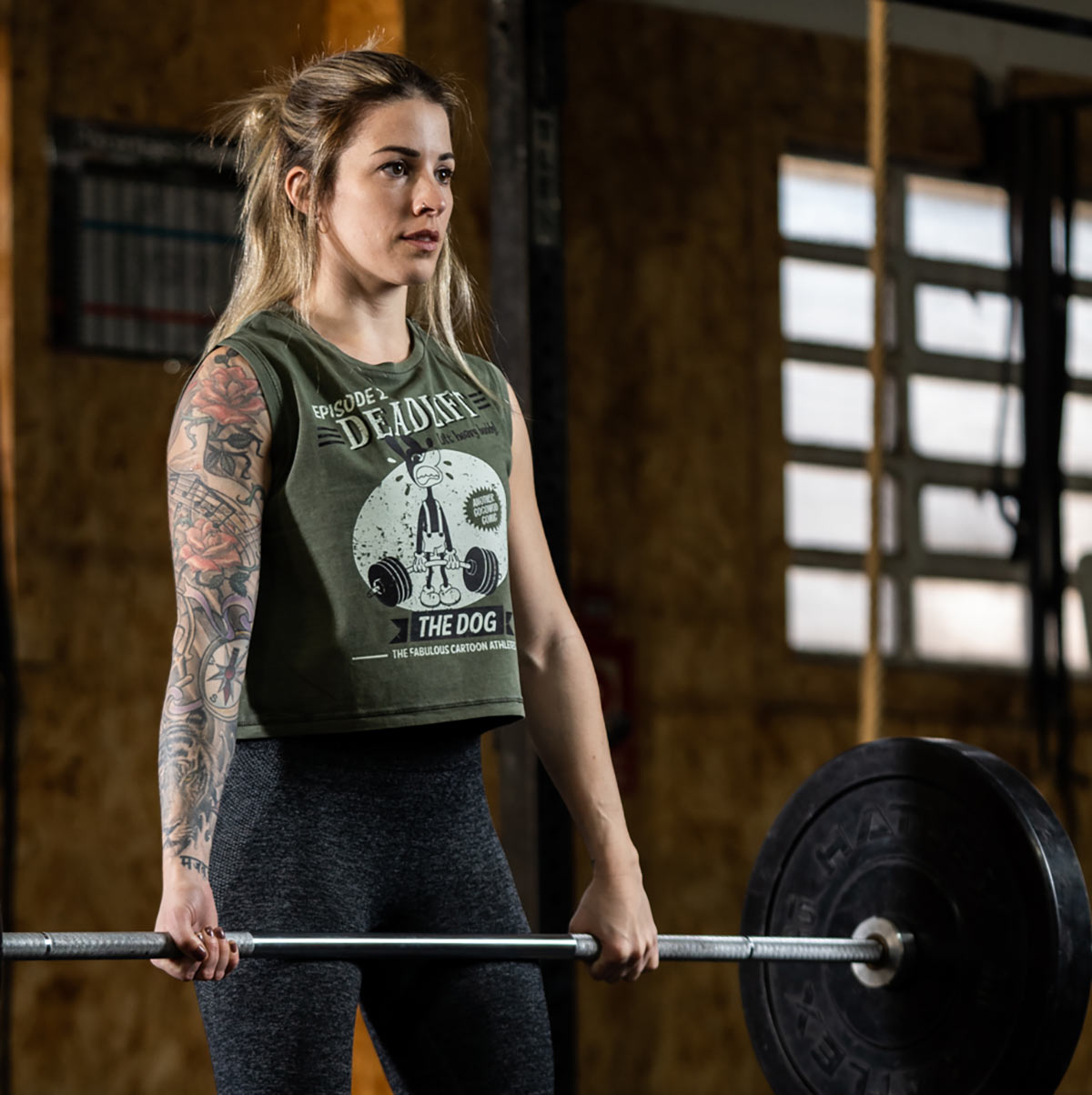 Cocowod ropa crosstraining Crops & Camisetas Cropped modelo Deadlift | Crop Top