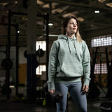 sudadera hoodie capucha cremallera oversized mujer algodón crosstraining ropa cocowod atleta